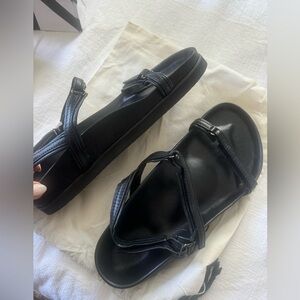 Black Liberte Kyoto Sandal - size 40